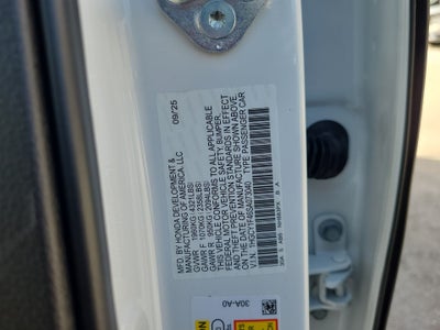 2025 Honda Accord Sedan SE