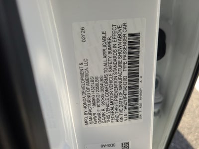 2026 Honda Accord Sedan SE