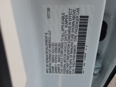 2026 Honda Accord Sedan SE
