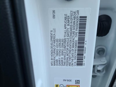 2026 Honda Accord Sedan SE