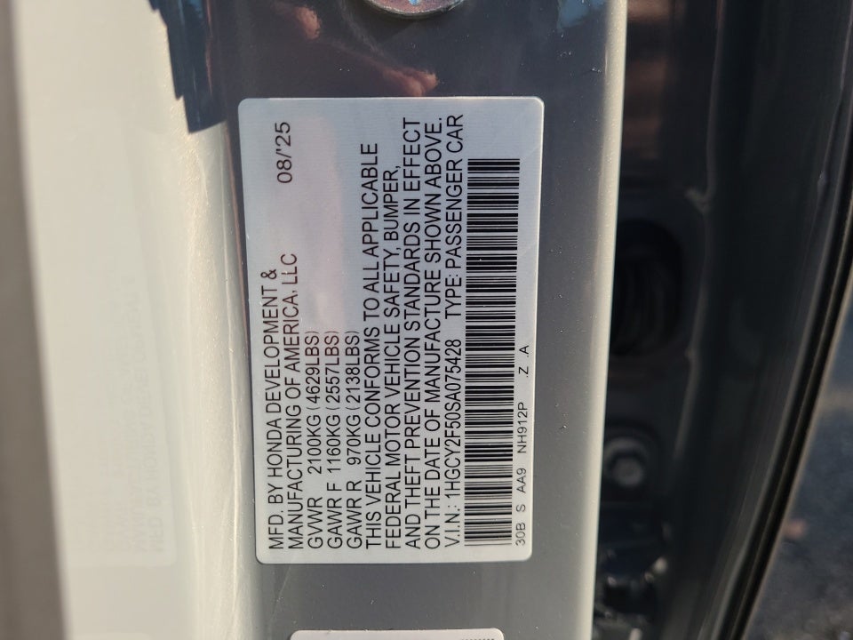 2025 Honda Accord Hybrid Sport