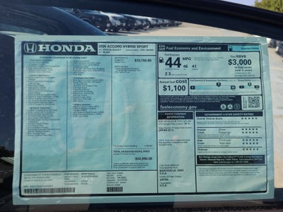 2026 Honda Accord Hybrid Sport