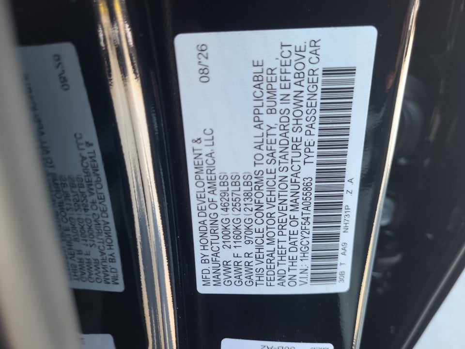 2026 Honda Accord Hybrid Sport