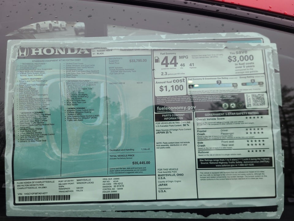 2026 Honda Accord Hybrid Sport