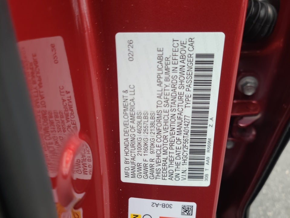 2026 Honda Accord Hybrid Sport