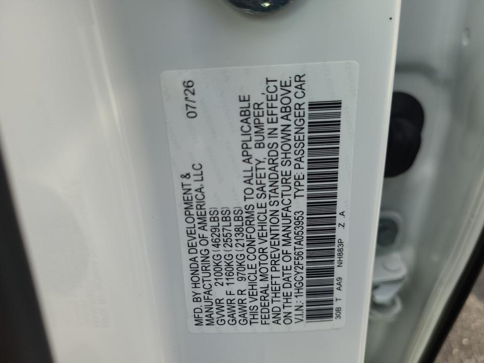 2026 Honda Accord Hybrid Sport