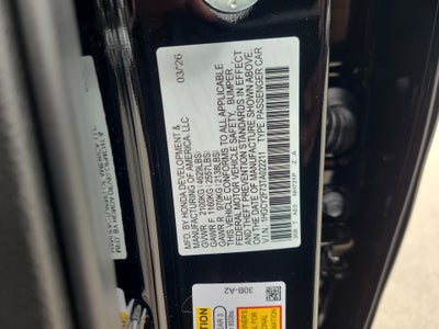 2026 Honda Accord Hybrid Sport-L