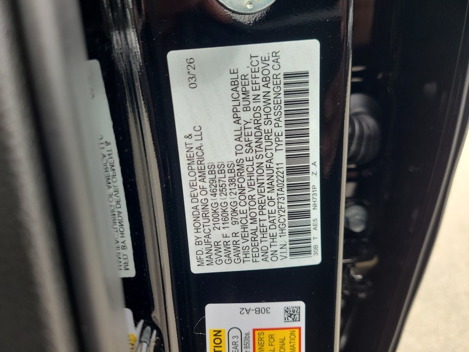 2026 Honda Accord Hybrid Sport-L