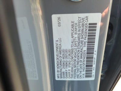 2026 Honda Accord Hybrid Sport-L