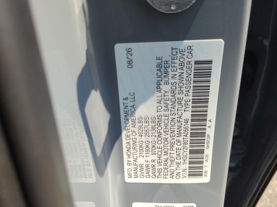 2026 Honda Accord Hybrid Touring