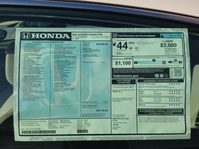 2026 Honda Accord Hybrid Touring