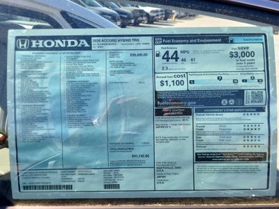2026 Honda Accord Hybrid Touring