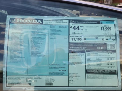 2026 Honda Accord Hybrid Touring
