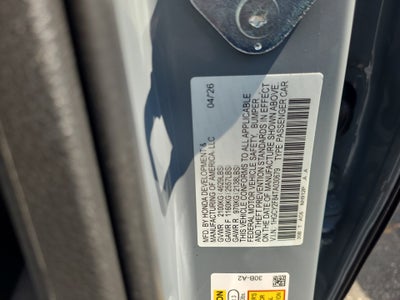2026 Honda Accord Hybrid Touring