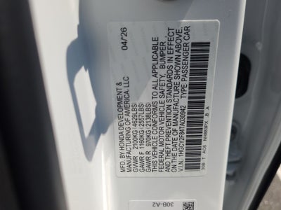 2026 Honda Accord Hybrid Touring