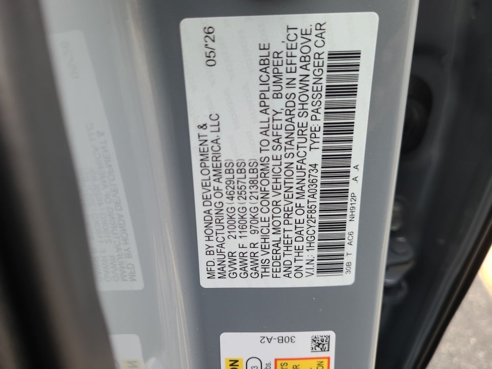2026 Honda Accord Hybrid Touring