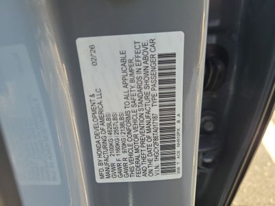 2026 Honda Accord Hybrid Touring