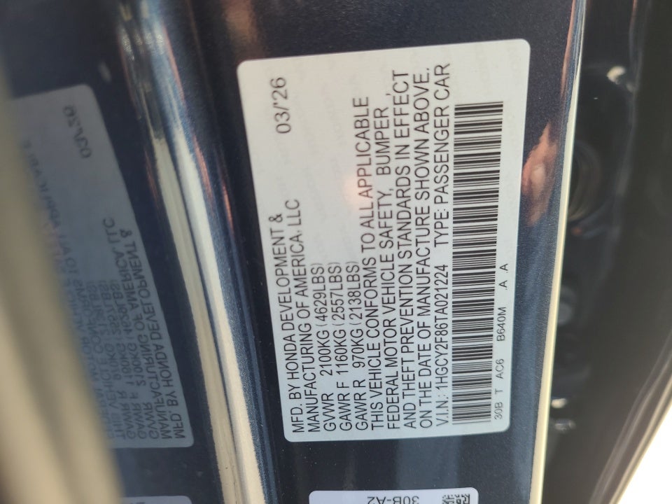 2026 Honda Accord Hybrid Touring