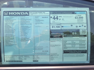 2026 Honda Accord Hybrid Touring