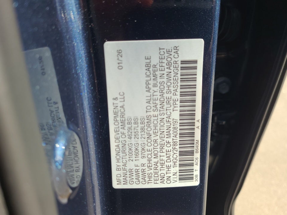 2026 Honda Accord Hybrid Touring