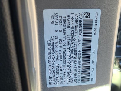 2026 Honda Civic Sedan LX