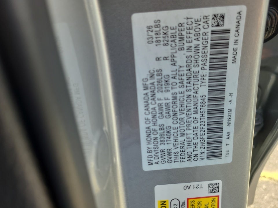 2026 Honda Civic Sedan LX