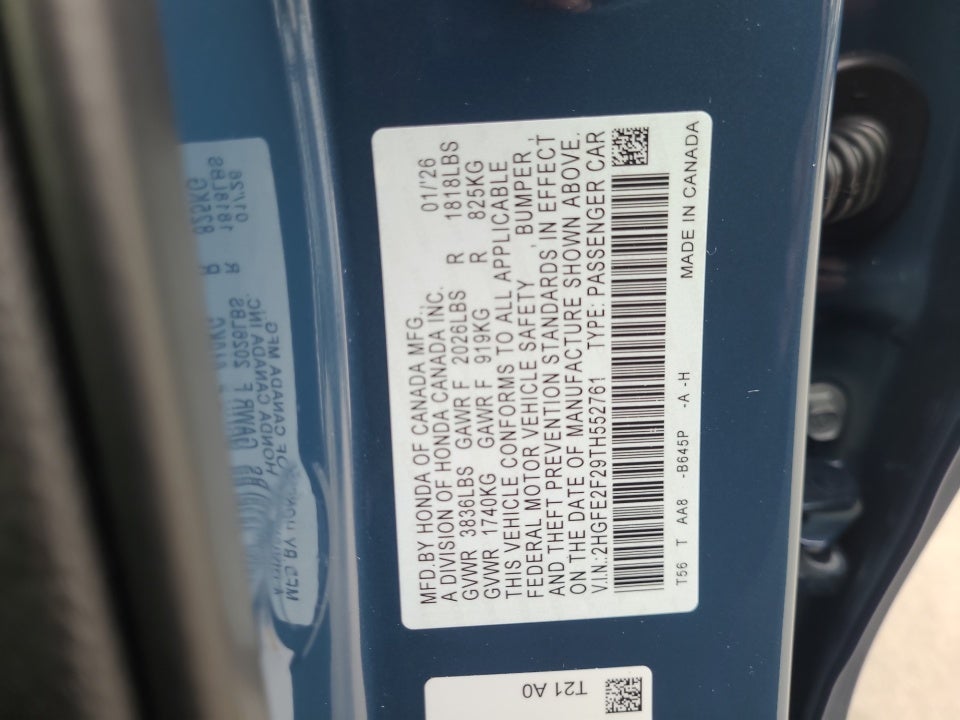 2026 Honda Civic Sedan LX