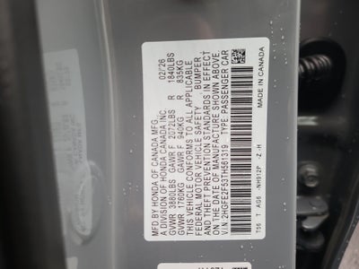 2026 Honda Civic Sedan Sport