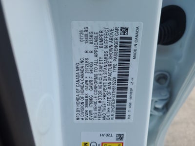 2026 Honda Civic Sedan Sport