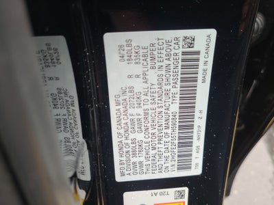 2026 Honda Civic Sedan Sport