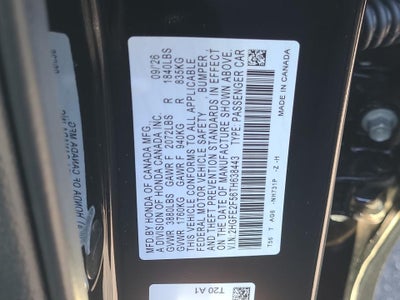 2026 Honda Civic Sedan Sport