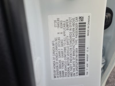 2026 Honda Civic Sedan Sport