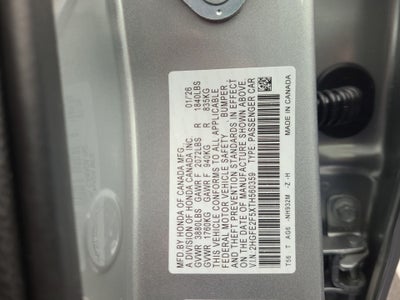 2026 Honda Civic Sedan Sport