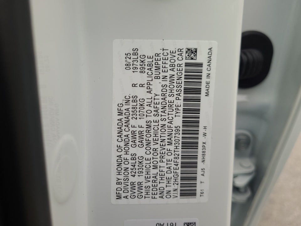 2026 Honda Civic Hybrid Sport