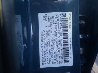 2026 Honda Civic Hybrid Sport