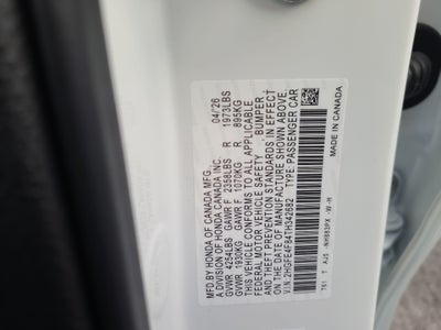 2026 Honda Civic Hybrid Sport