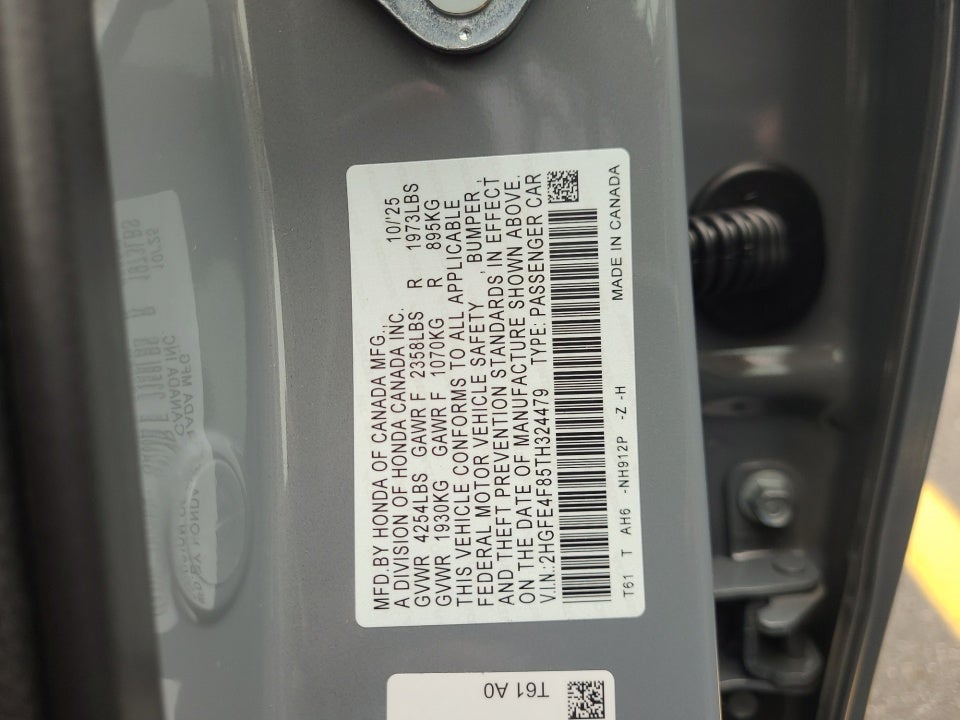 2026 Honda Civic Hybrid Sport