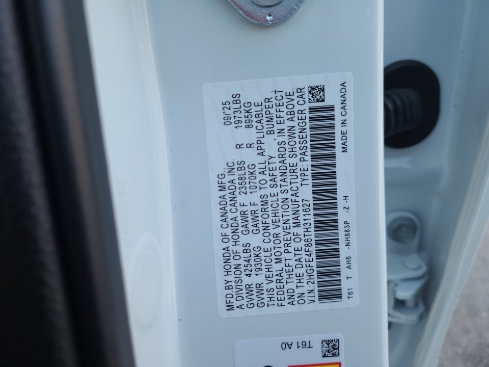 2026 Honda Civic Hybrid Sport