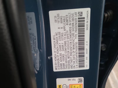 2026 Honda Civic Hybrid Sport