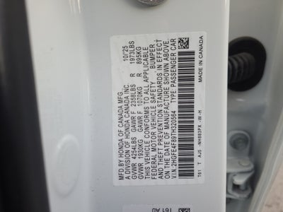2026 Honda Civic Hybrid Sport