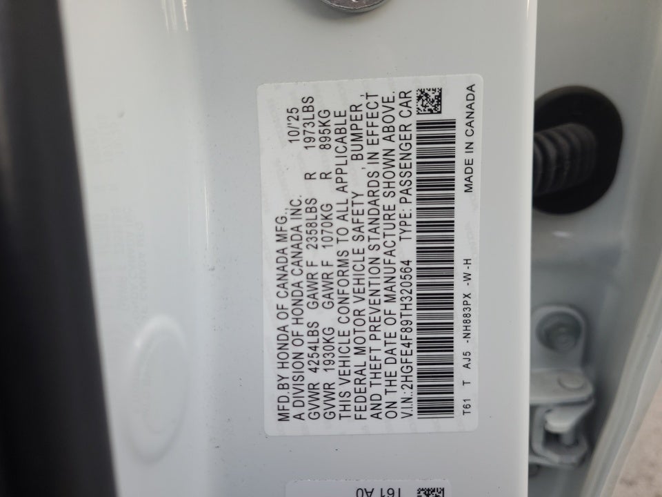 2026 Honda Civic Hybrid Sport