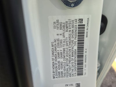 2026 Honda Civic Hybrid Sport