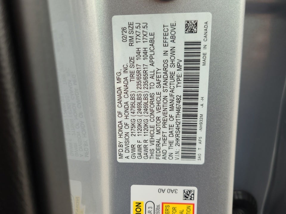 2026 Honda CR-V LX AWD