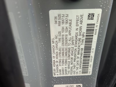 2026 Honda CR-V EX-L AWD