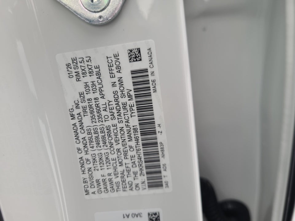 2026 Honda CR-V EX-L AWD