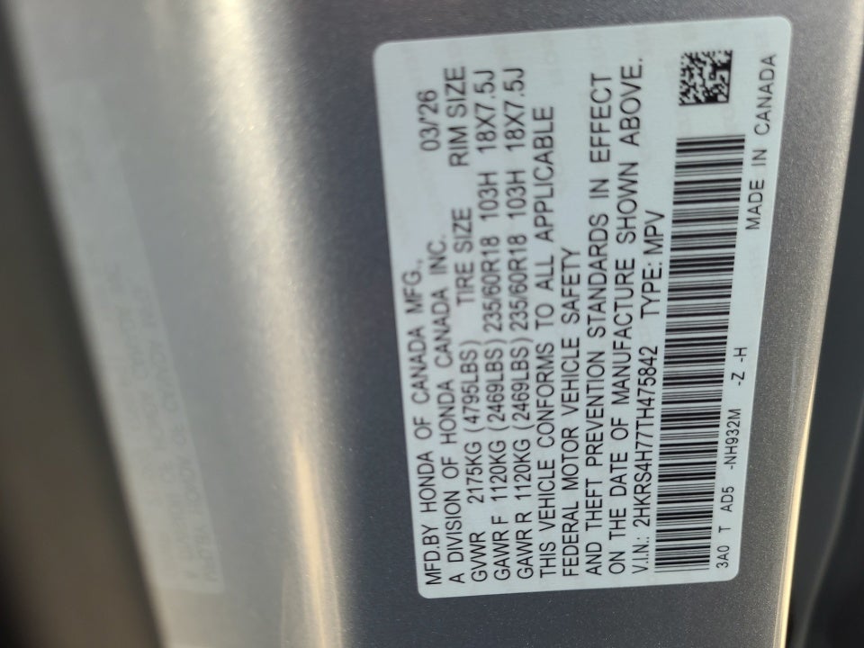 2026 Honda CR-V EX-L AWD