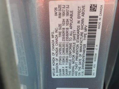 2026 Honda CR-V EX-L AWD