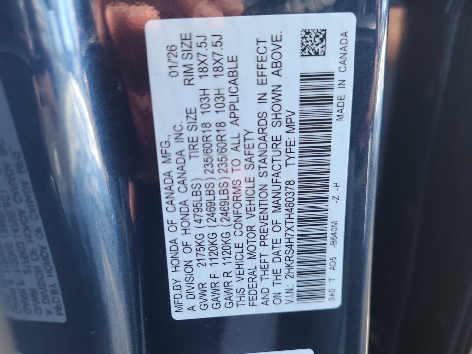 2026 Honda CR-V EX-L AWD