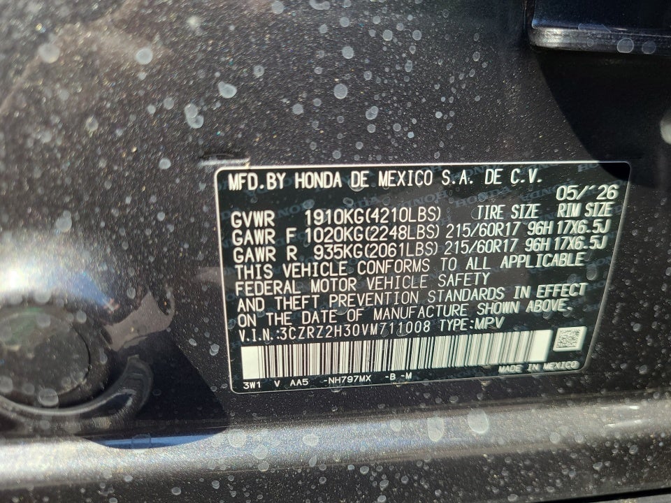 2027 Honda HR-V LX