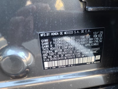 2026 Honda HR-V AWD LX